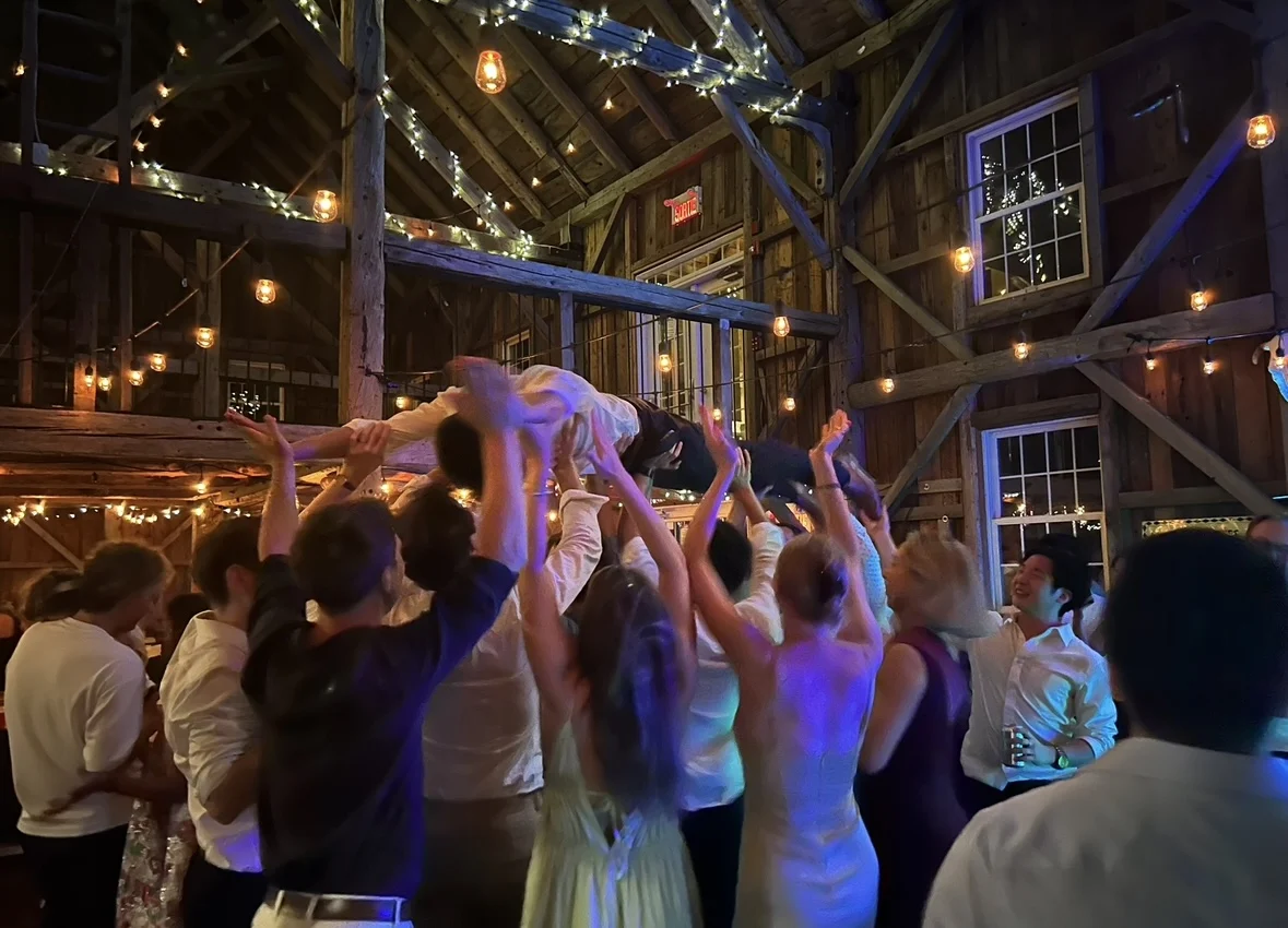A packed dance floor at a Montreal event
